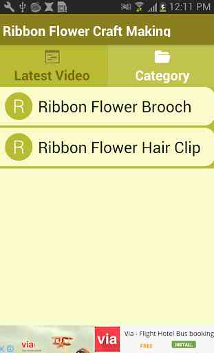 Ribbon Flower Craft Making 3
