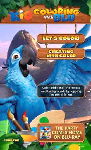 Rio: Coloring with Blu 1
