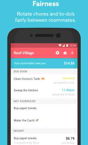 Roof - The app for roommates. 1