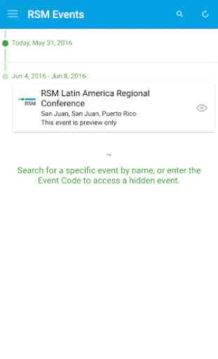 RSM Conferences and Events App 2