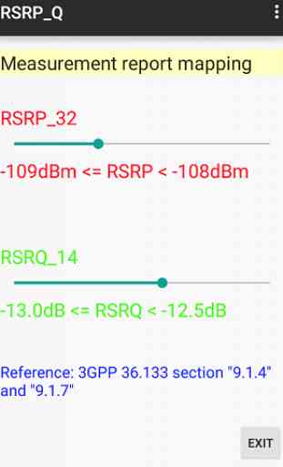 RSRP/RSRQ report mapping 2