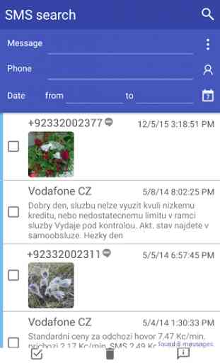 SMS & MMS Search and Delete 1