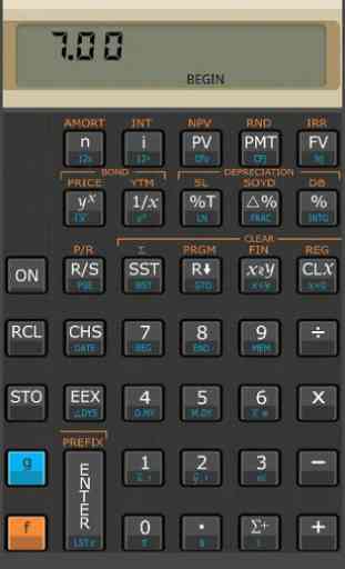 Touch Fin financial calculator 2