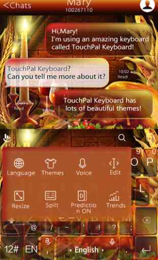 TouchPal Harvest Keyboard 3