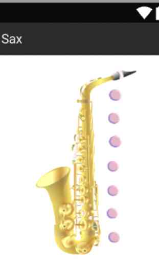 Virtual saxophone - online 2
