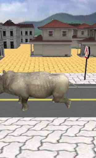 Wild Rhino Simulator 3D 2