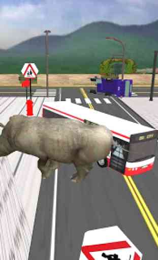 Wild Rhino Simulator 3D 3
