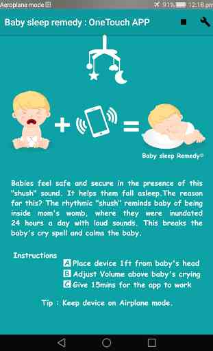 Baby sleep Remedy-OneTouch APP 2