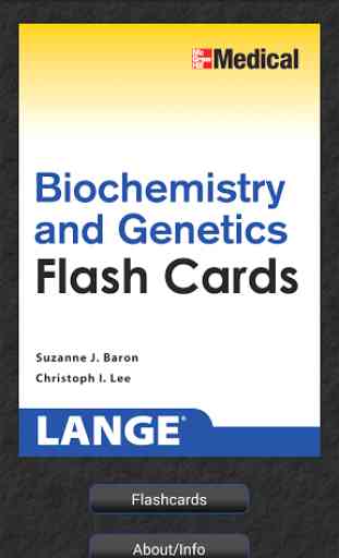 Biochemistry LANGE Flash Cards 1