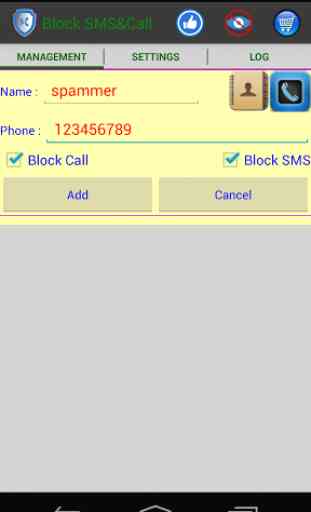 Block SMS | Block Call | SMS 1