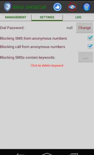 Block SMS | Block Call | SMS 3