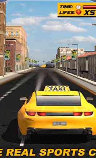 City Taxi Car Duty Driver 3D 2