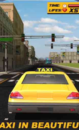 City Taxi Car Duty Driver 3D 4