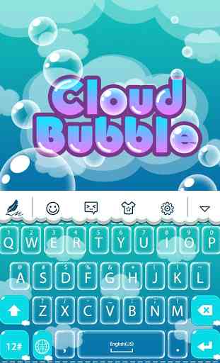 Cloud bubble for Keyboard 1
