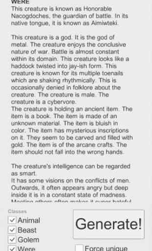 Creature Creator: Fantasy 1