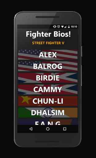 Fighter Bios: Street Fighter V 1