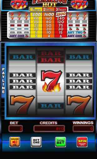 Flaming Hot 7's Casino Slots 1