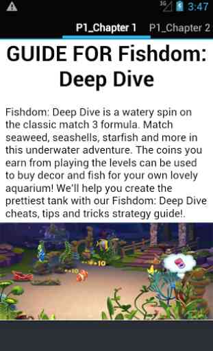 Guide for Fishdom Deep Dive 1