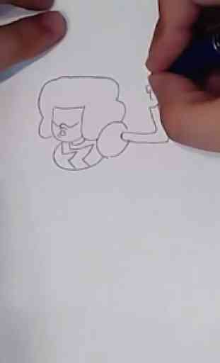 How to draw Steve Univer 3
