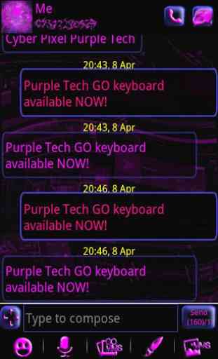 Purple Tech GO SMS Pro 1