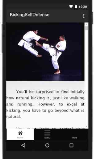Self Defense Kicking Taekwondo 1