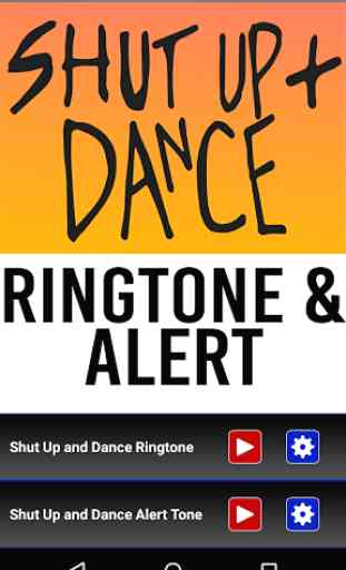 Shut Up and Dance Ringtone 1