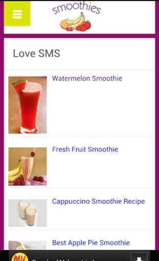 Smoothie Recipes Collection 1