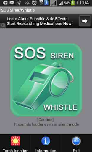 SOS Siren/Whistle 3