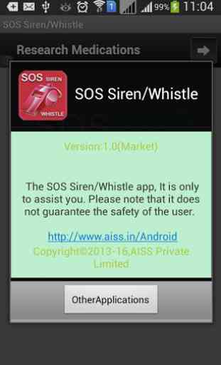 SOS Siren/Whistle 4