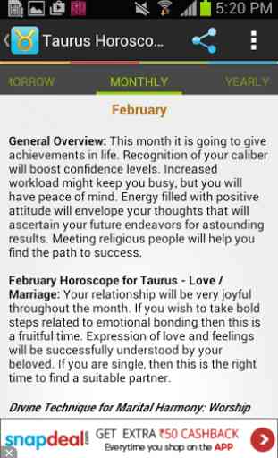 Taurus Horoscope 4