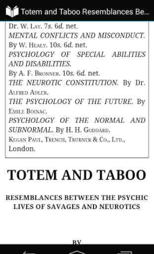 Totem and Taboo by Freud 2