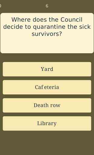 Trivia for The Walking Dead 4