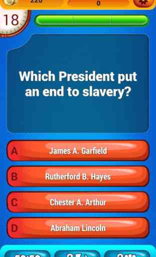 US Presidents Trivia Quiz 3