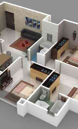 3d Home layout designs 2