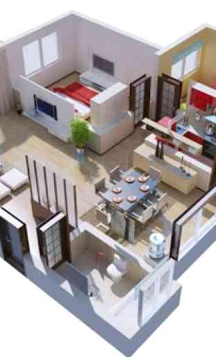 3d Home layout designs 4