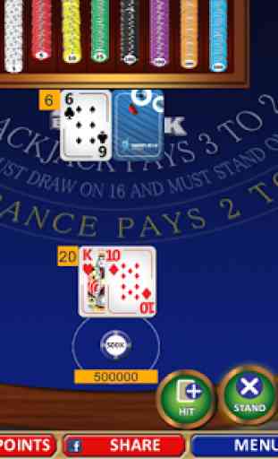 Blackjack 21+ Casino Card Game 1