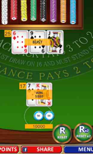 Blackjack 21+ Casino Card Game 2