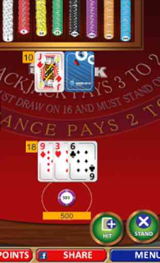 Blackjack 21+ Casino Card Game 3