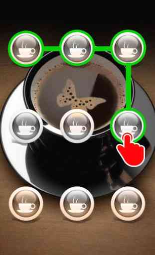 Coffee Pattern Screen Lock 2