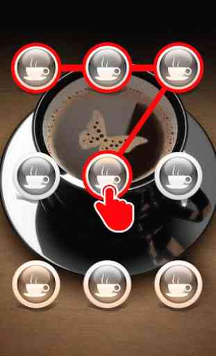 Coffee Pattern Screen Lock 4