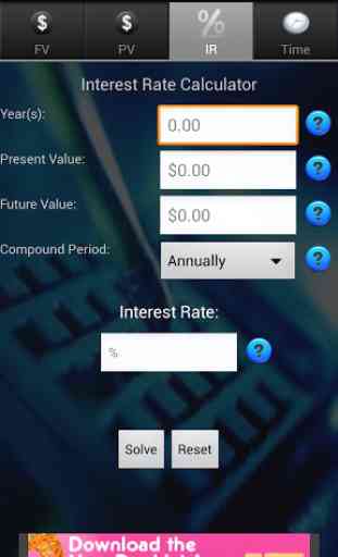Finance TVM Calculator Free 3