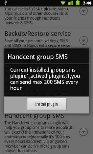 Handcent GroupSMS Plugin 10 2