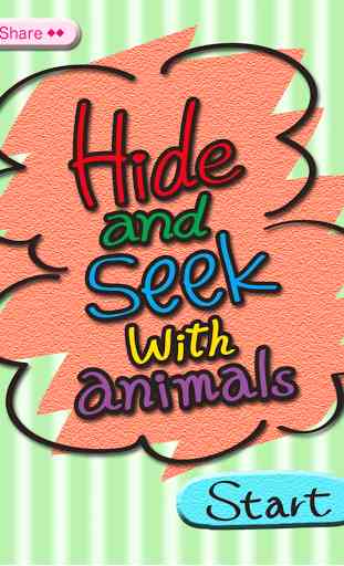 Hide & Seek with animals[Kids] 1