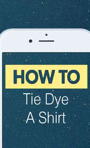How To Tie Dye A Shirt 1