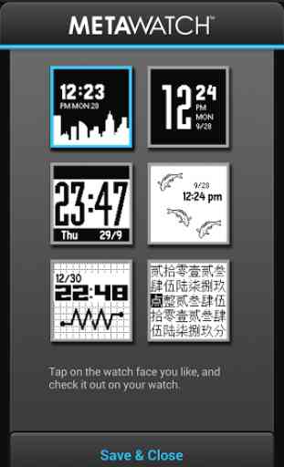 MetaWatch Manager for Android 3