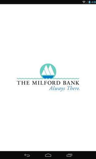 Milford Bank Tablet Banking 1