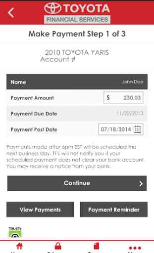 myTFS - Toyota Financial 3