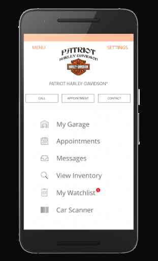 Patriot Harley Davidson App 1