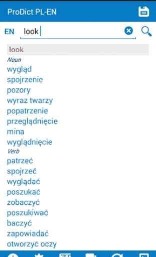 Polish - English dictionary 2