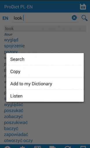 Polish - English dictionary 3